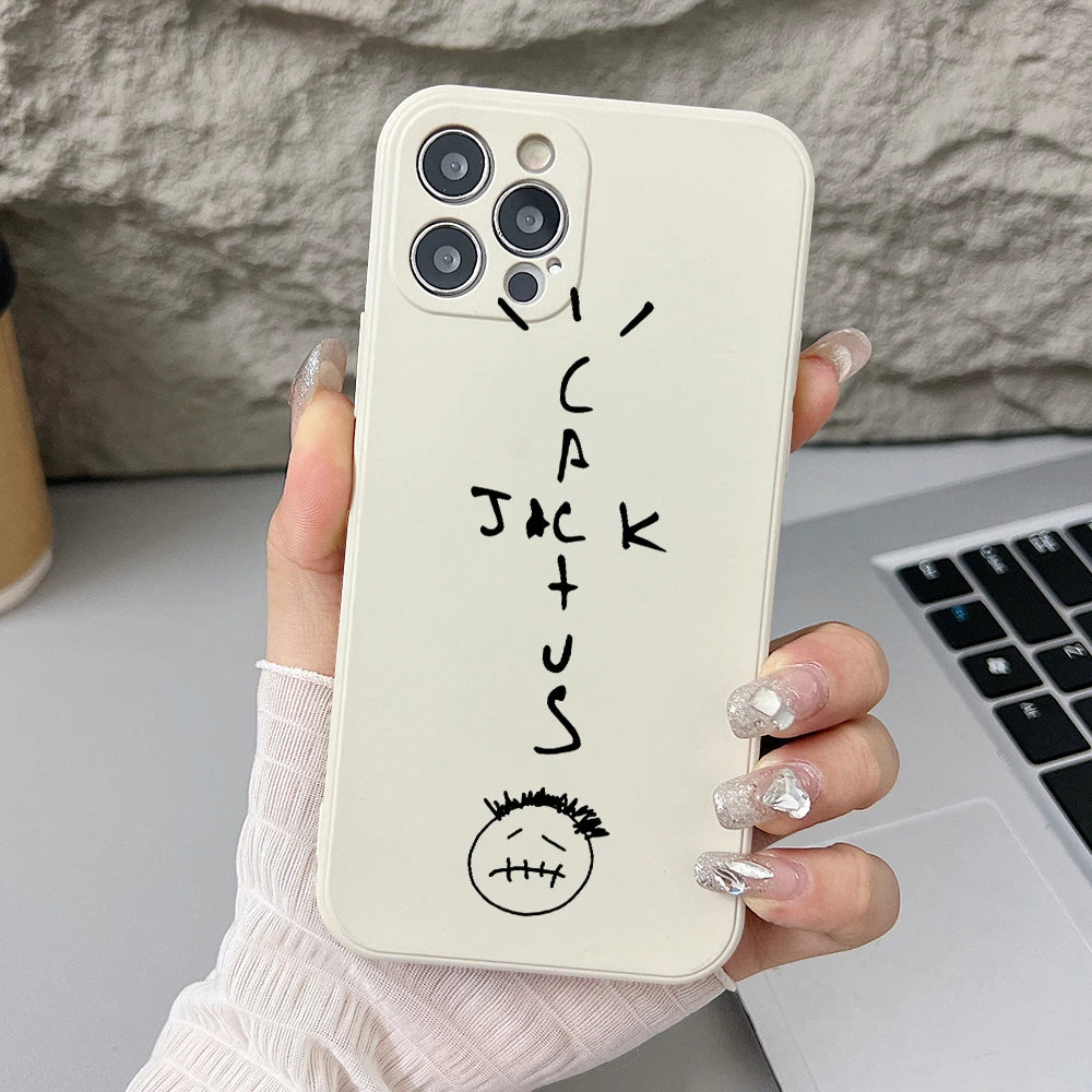 Travis Scott Cactus Jack Phone Case for Samsung Galaxy A72 A71 A54 A53 A52 A34 A33 A32 A23 A22 A14 A13 A12 4G 5G Soft TPU Cover
